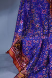 Patan Patola at its best - Royal Blue & Maroon
