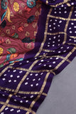 Bandini with kalamkari on modal silk