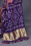 Bandini with kalamkari on modal silk