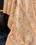 Gold Banarasi Tissue saree