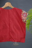 A designer blouse that’s Pure Art -  Red