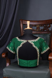 Bandini Georgette saree in hues of green