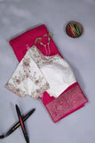 Soft Silk Saree in pink at a budget friendly price