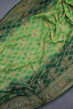 Bandini Georgette saree in hues of green