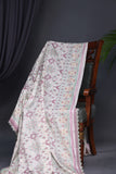 Pastel Patola with intricately designed handwork border
