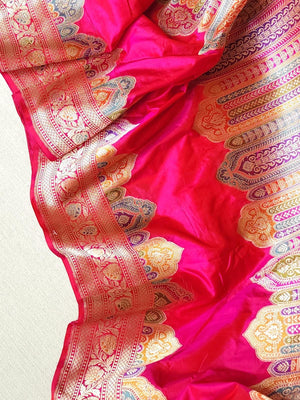 Stunning Banarasi rangkart saree - a designer piece