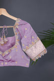 Beautiful Banarasi Silk Saree in a unique shade of lavender