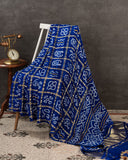 Royal Blue Bandini Gharchola Saree