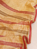 Multi color crush Georgette saree with a patch work blouse