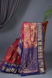 A fusion of jamdaani Grace and kanchi grandeur
