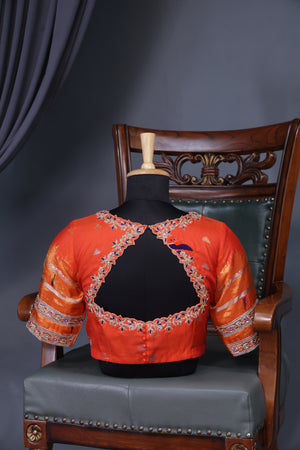 Pure Gadwal Tissue Paithani