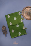 Soft Silk Pattu in a gorgeous green shade