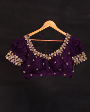 Gadwal saree in a lovely shade of peach and violet