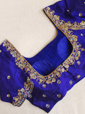 Bandini Gharchola saree in hues of blue