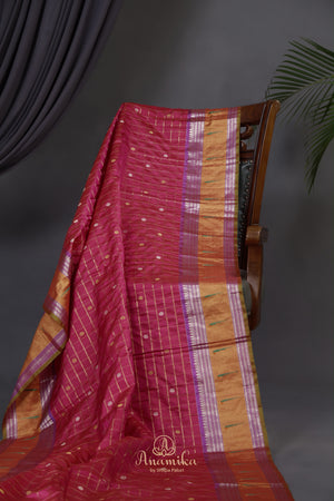 Gadwal saree with patola border and blouse