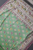 Pastel Patola with intricately designed handwork border