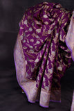 Banarasi Silk Saree in Purple & Lavender