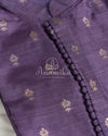 Light Purple/Lavender Kurta on chanderi silk with zari woven buttas