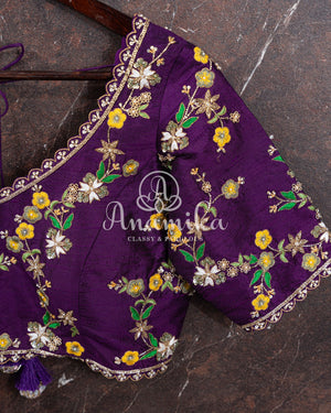 Pista Green Twill Kanchi saree with zari checks weaving