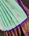 Blue and Purple Gadwal Pattu Saree