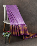 A Trending Lavender/Purple Combo Gadwal Saree