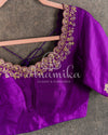 A Trending Lavender/Purple Combo Gadwal Saree