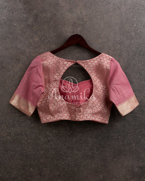 Handpainted Tusser Georgette Saree with exclusive paithani border