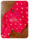 Tomato Pink designer blouse