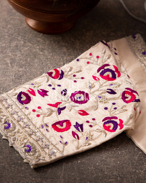 Rani Pink Gadwal Silk Saree