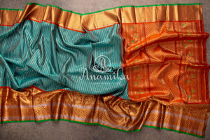 Grand & Royal Gadwal Silk Saree