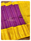 Purple/Yellow Combo Kuppadam Pattu saree