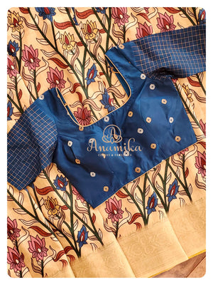 Floral Munga Silk Saree