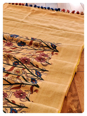 Floral Munga Silk Saree