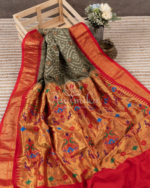 Hot Pink Silk Kota saree with a kalamkari silk blouse