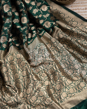 Hot Pink Silk Kota saree with a kalamkari silk blouse