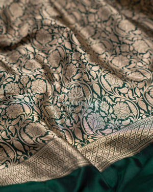 Hot Pink Silk Kota saree with a kalamkari silk blouse