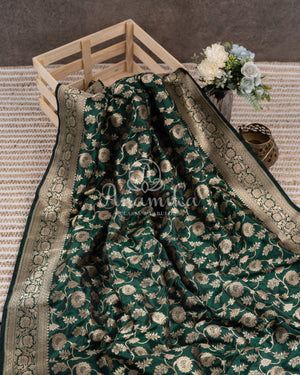 Hot Pink Silk Kota saree with a kalamkari silk blouse