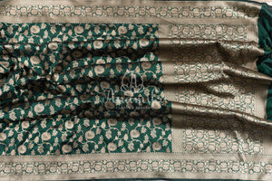 Hot Pink Silk Kota saree with a kalamkari silk blouse