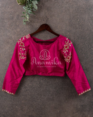 Shades oh Pink Bandini Pure Silk saree with a lovely paithani border