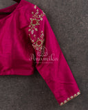 Shades oh Pink Bandini Pure Silk saree with a lovely paithani border