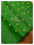 Green/Pink Soft Silk Saree with Grand kanchi pallu