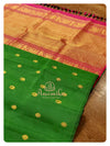 Green/Pink Soft Silk Saree with Grand kanchi pallu