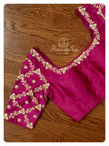 Majenta Pink Pearl work blouse