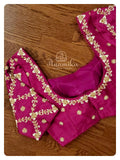 Majenta Pink Pearl work blouse