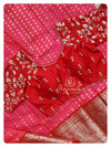 Pink/Red Combo Venkatagiri Pattu saree