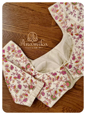 Peach Pink Kanjeevaram Saree